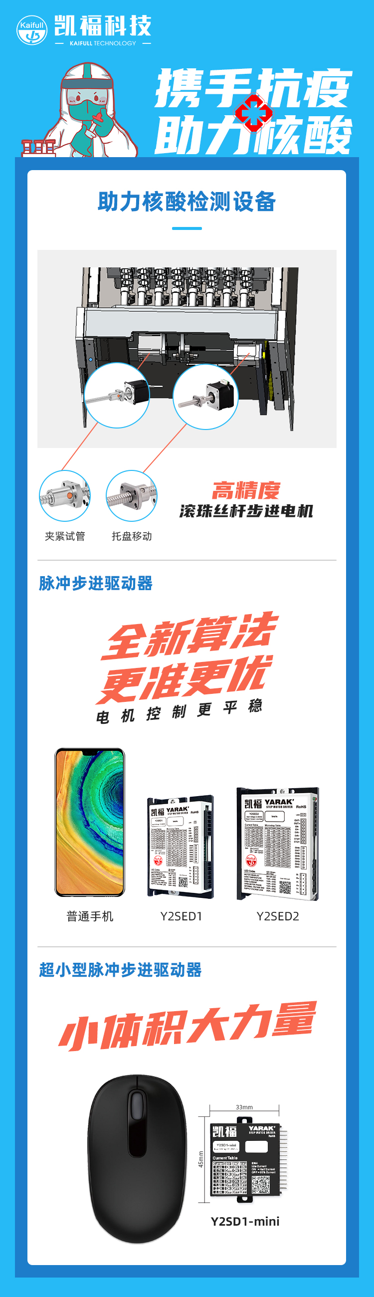 凱?？萍?助力核酸檢測(cè)設(shè)備！(圖1)
